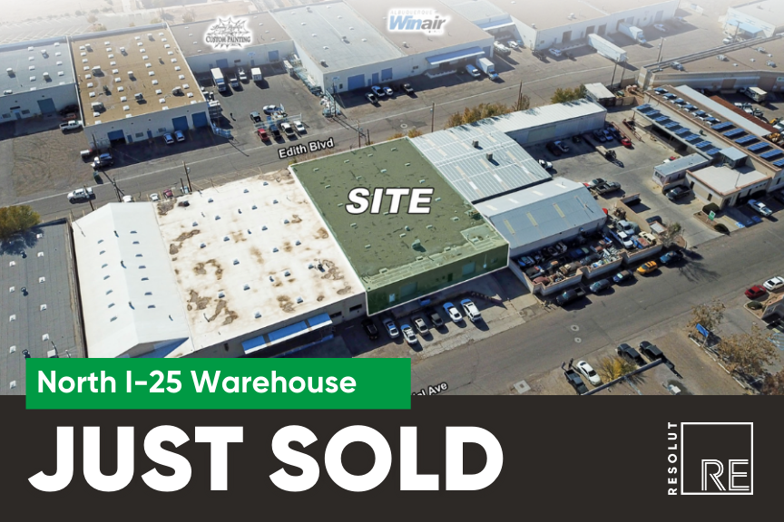 15,000 sf industrial building sold in Albuquerque, New Mexico.